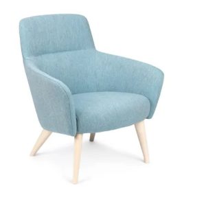 Jubel timber leg lounge chair