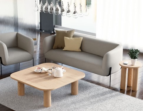 Orbix square coffee table - Image 3